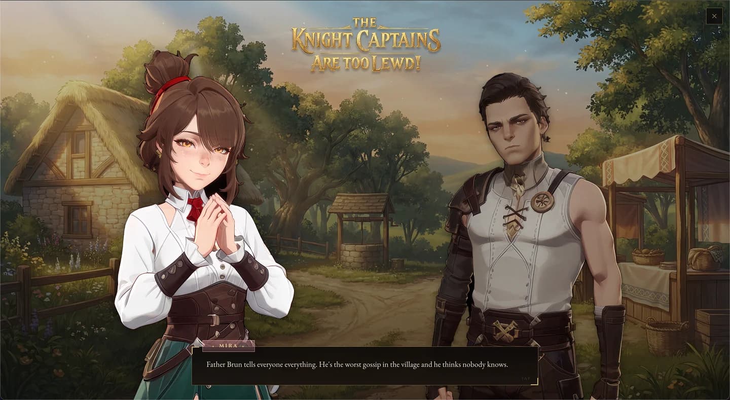 The Knight Captains Are Too Lewd! key art